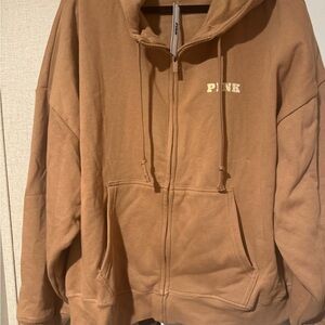 PINK Victoria's Secret Brown Hoodie